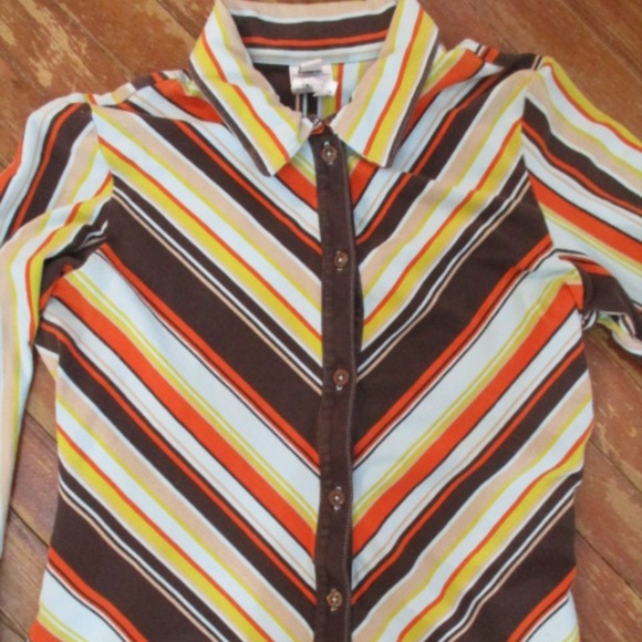 - Water Girl Jersey Knit Blouse BoHo Surfer Shirt Patagonia - Picture 3 of 6